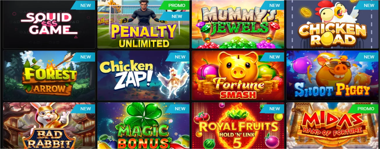 Muitos jogos WinWin novos: Gemblitz, Majestic Wolf